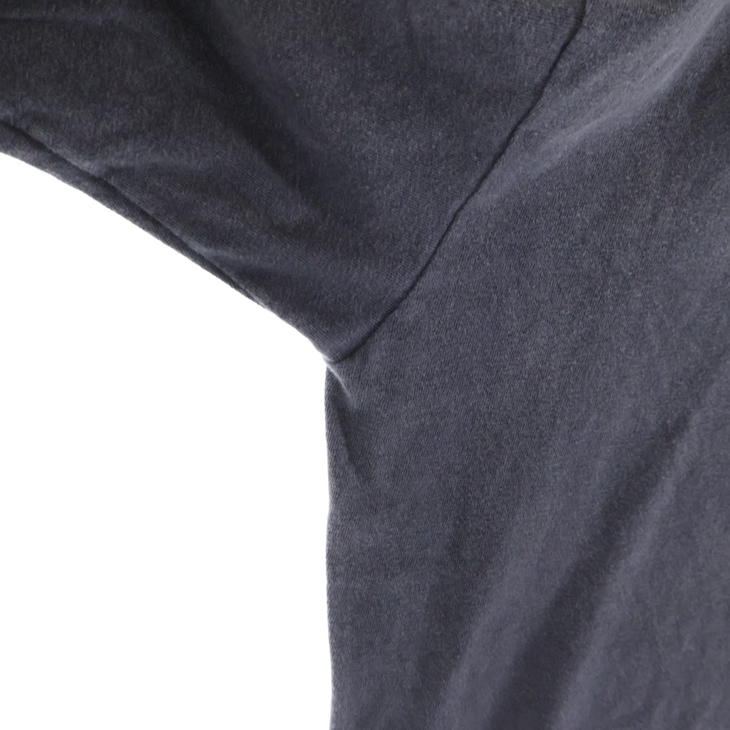 READY MADE(レディメイド) 24SS DESTRUCTION LS TEE ディストラクション 長袖カットソー 袖プリント 両面プリント ブラック RE-CO-BK-00-00-283