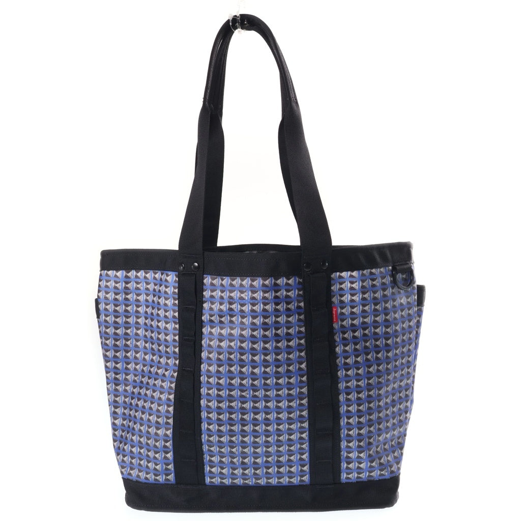 SUPREME(シュプリーム) 21SS×THE NORTH FACE Studded Explore Utility Tote ザノースフェイス スタッズ エクスプロール ユーティリティ トート ブラック/ネイビー NF0A5IR1