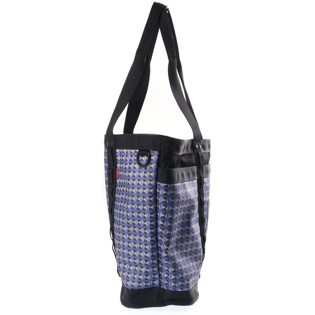 SUPREME(シュプリーム) 21SS×THE NORTH FACE Studded Explore Utility Tote ザノースフェイス スタッズ エクスプロール ユーティリティ トート ブラック/ネイビー NF0A5IR1