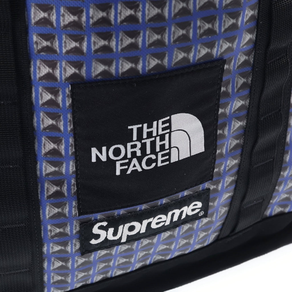 SUPREME(シュプリーム) 21SS×THE NORTH FACE Studded Explore Utility Tote ザノースフェイス スタッズ エクスプロール ユーティリティ トート ブラック/ネイビー NF0A5IR1