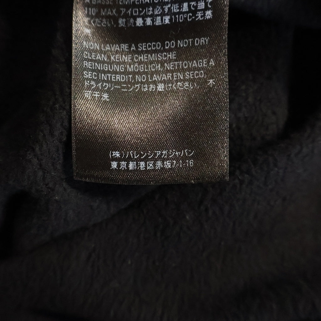 BALENCIAGA(バレンシアガ) 21AW Playstation Boxy Hoodie プレイステーション5 プリントオーバーサイズフーディ プルオーバーパーカー ブラック 651799 TKVF4