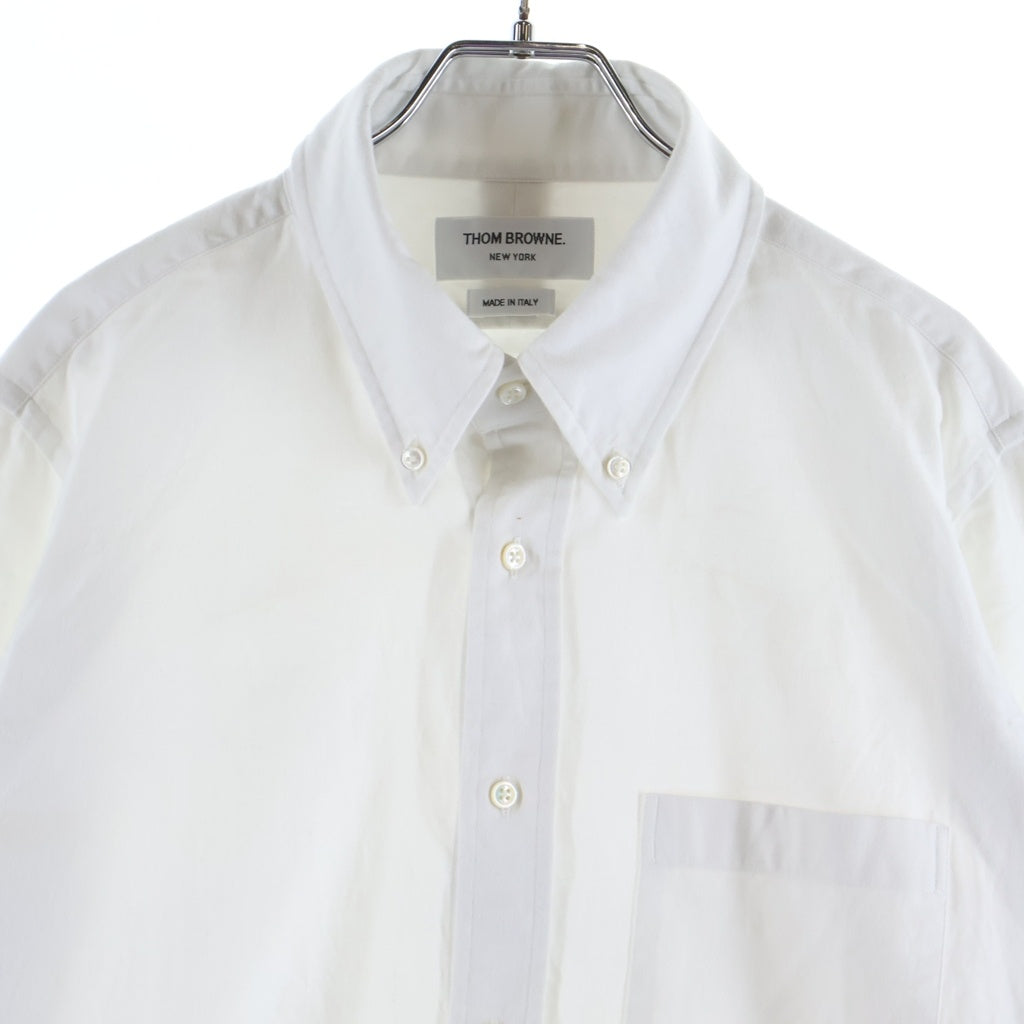 THOM BROWNE(トムブラウン) 4BAR L/S SHIRT オックスフォード 長袖シャツ ホワイト MWL272A-05245100