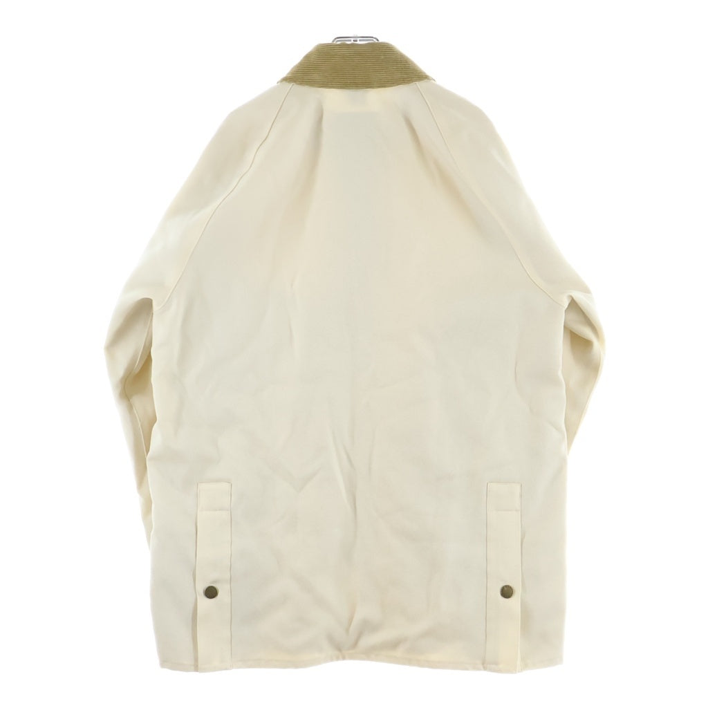 Barbour(バブアー) ×BEAMS F BEDALE-F ビームス別注 襟コーデュロイ切替 ウールビデイルジャケット アイボリー 222MCAS006