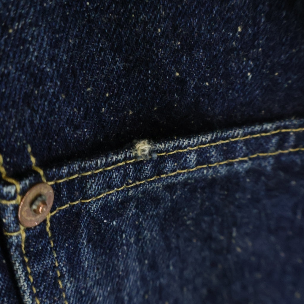 New Manual(ニュー マニュアル) #029 WW 2 LV T-BACK JACKET ONE-WASHED ワンウォッシュ Tバック デニムジャケット インディゴ