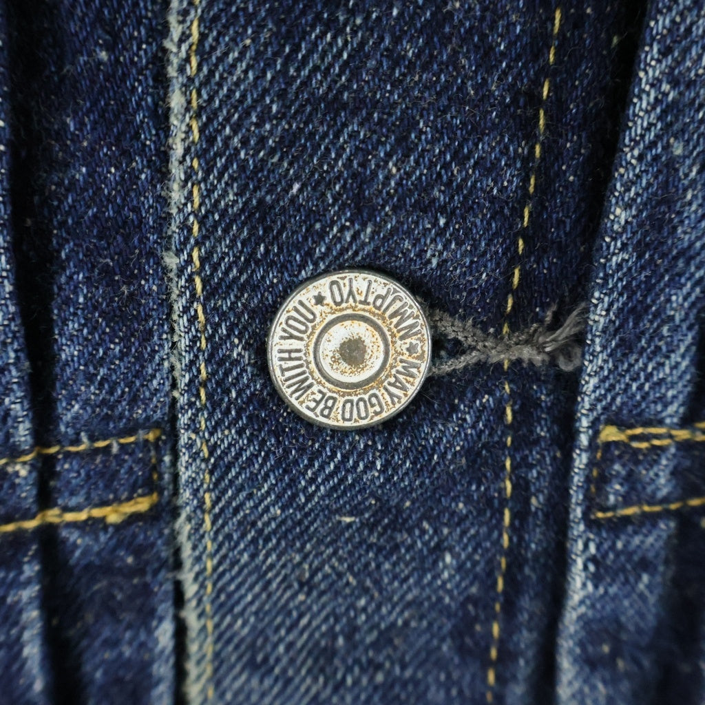 New Manual(ニュー マニュアル) #029 WW 2 LV T-BACK JACKET ONE-WASHED ワンウォッシュ Tバック デニムジャケット インディゴ