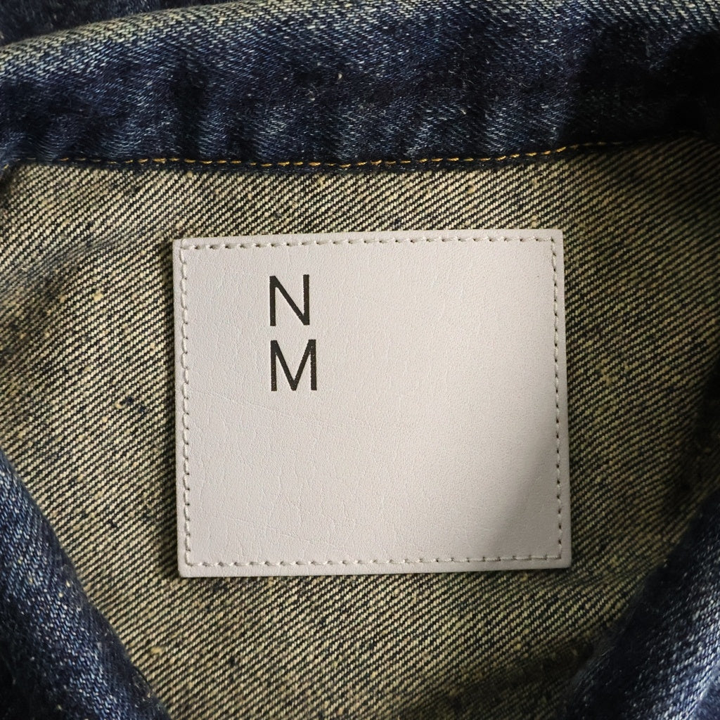 New Manual(ニュー マニュアル) #029 WW 2 LV T-BACK JACKET ONE-WASHED ワンウォッシュ Tバック デニムジャケット インディゴ