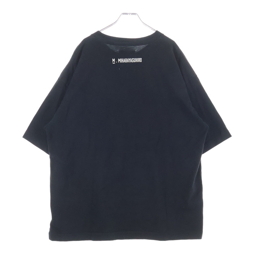 MAISON MIHARAYASUHIRO(メゾンミハラヤスヒロ) 23AW ×Champion Imitation Complex イミテーション コンプレックス 半袖カットソー 半袖Tシャツ ブラック A11TS682