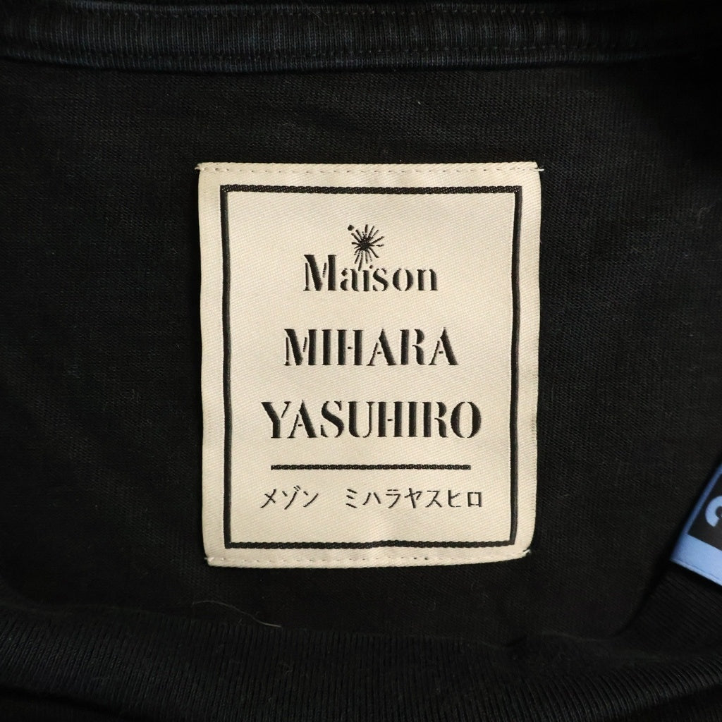 MAISON MIHARAYASUHIRO(メゾンミハラヤスヒロ) 23AW ×Champion Imitation Complex イミテーション コンプレックス 半袖カットソー 半袖Tシャツ ブラック A11TS682