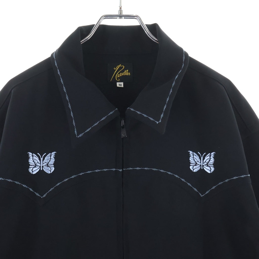 Needles(ニードルス) Western Sport Jacket ウエスタンスポーツジャケット 両面刺繍 ブラック MR199