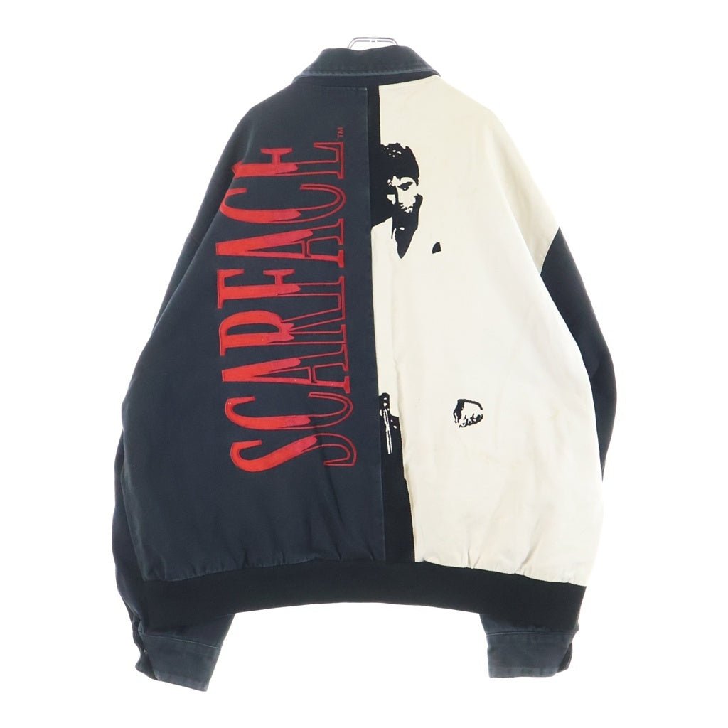 JH Design(ジェイエイチデザイン) 90s SCAR FACE Racing Jacket スカーフェイス レーシングジャケット ブラック/ホワイト