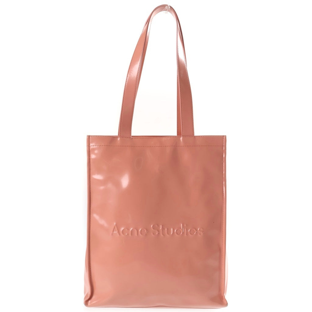 Acne Studios(アクネ ストゥディオズ) LOGO SHOPPER PORTRAIT ロゴ ショッパー トートバッグ ピンク C10178 レディース