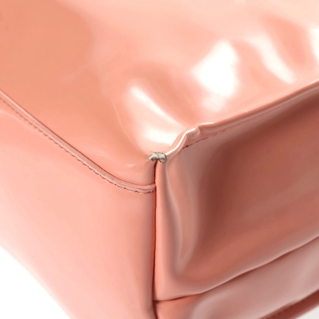 Acne Studios(アクネ ストゥディオズ) LOGO SHOPPER PORTRAIT ロゴ ショッパー トートバッグ ピンク C10178 レディース