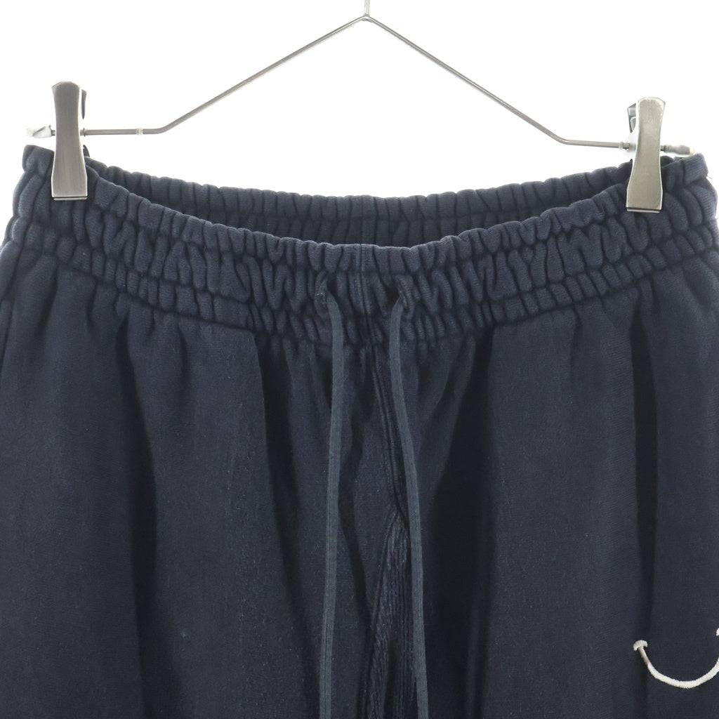 READY MADE(レディメイド) 23AW SMILE SWEAT PANTS スマイル スウェットパンツ ブラック RE-CO-BK-00-00-247