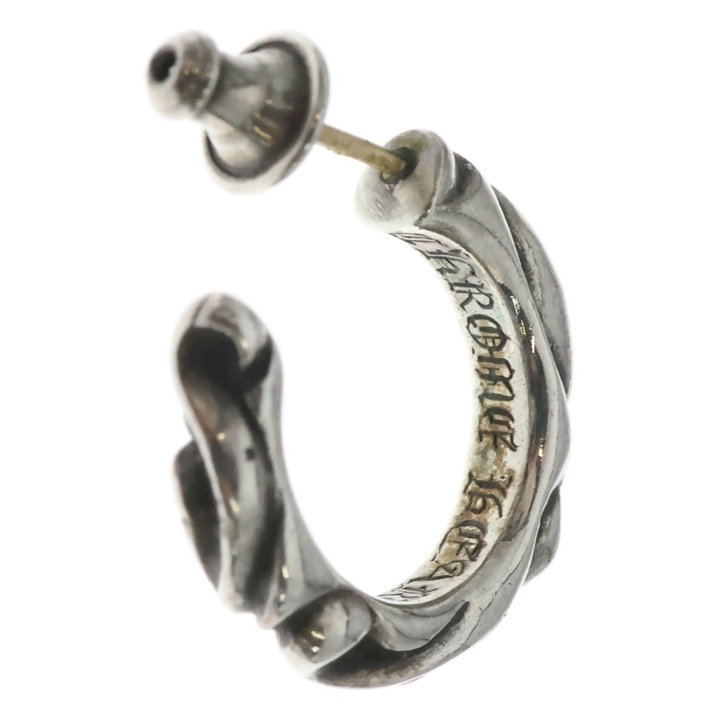 CHROME HEARTS(クロムハーツ) HOOP SCROOL スクロール フープピアス シルバー BCA102