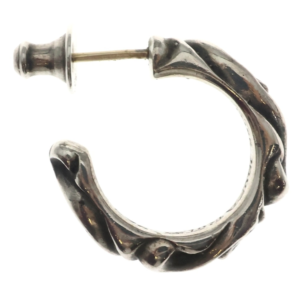 CHROME HEARTS(クロムハーツ) HOOP SCROOL スクロール フープピアス シルバー BCA102