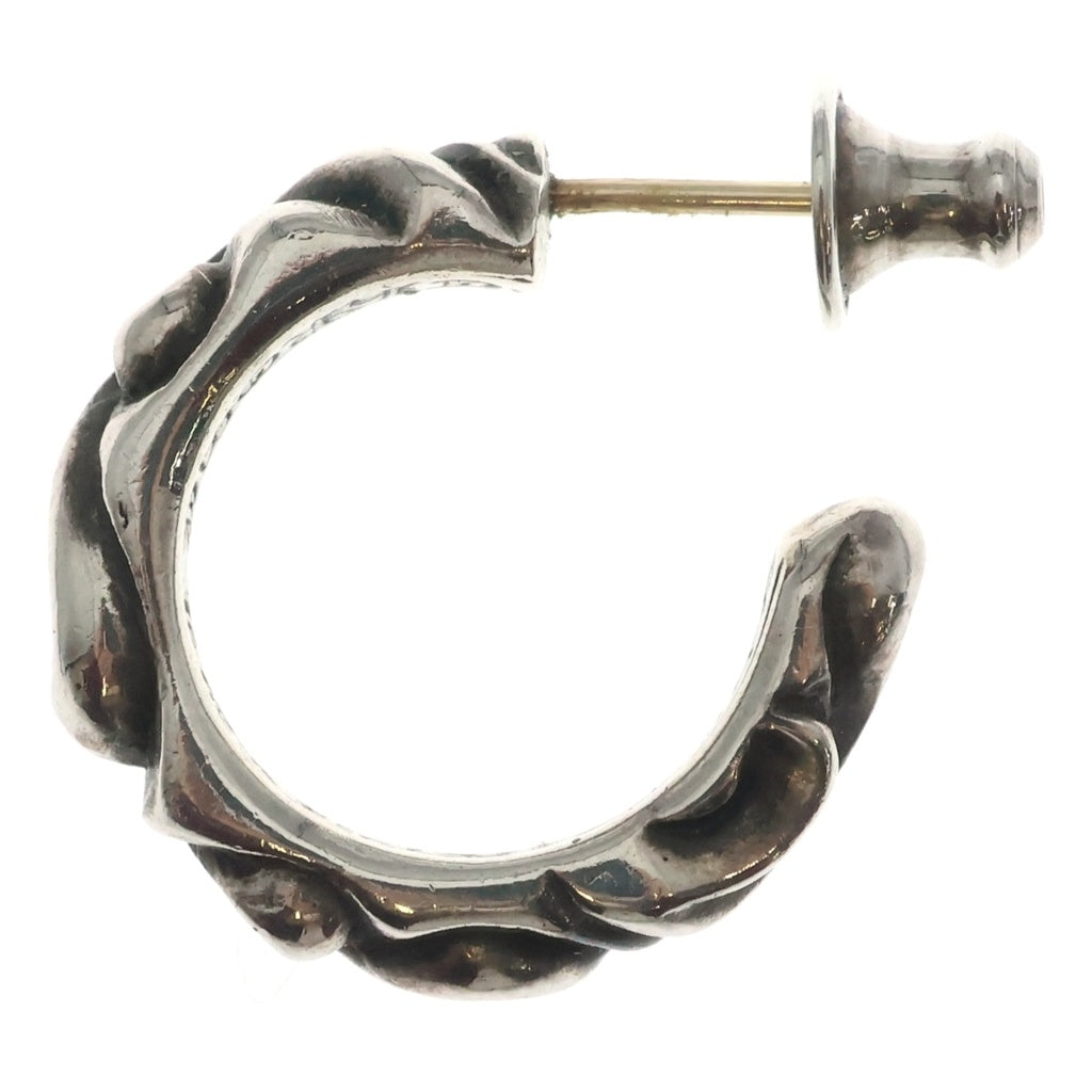 CHROME HEARTS(クロムハーツ) HOOP SCROOL スクロール フープピアス シルバー BCA102