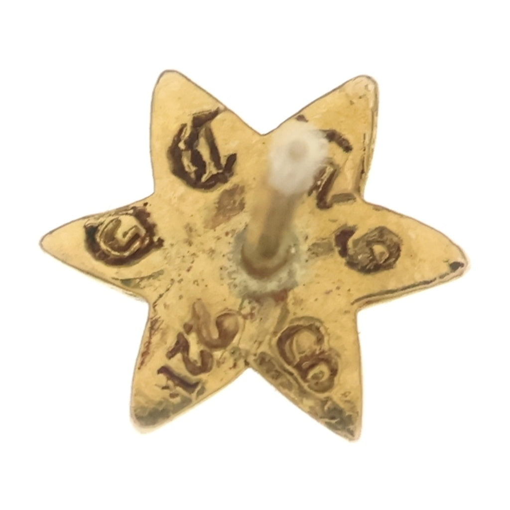 CHROME HEARTS(クロムハーツ) 22K CO STAR スタースタッド ピアス ゴールド