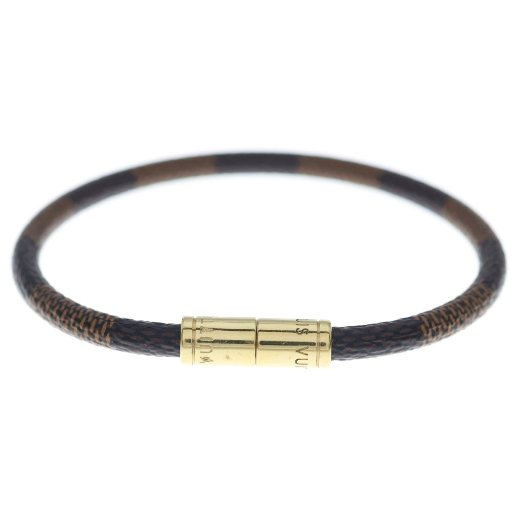 LOUIS VUITTON(ルイヴィトン) ダミエ ブラスレ キープイット ブレスレット エベヌ M8137F レディース