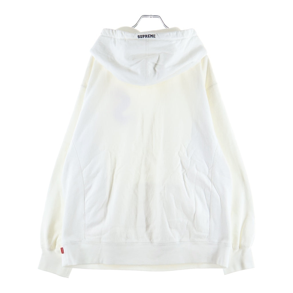 SUPREME(シュプリーム) 20AW S Logo Hooded Sweatshirt スパイラルS ロゴ刺繍 プルオーバーパーカー ホワイト