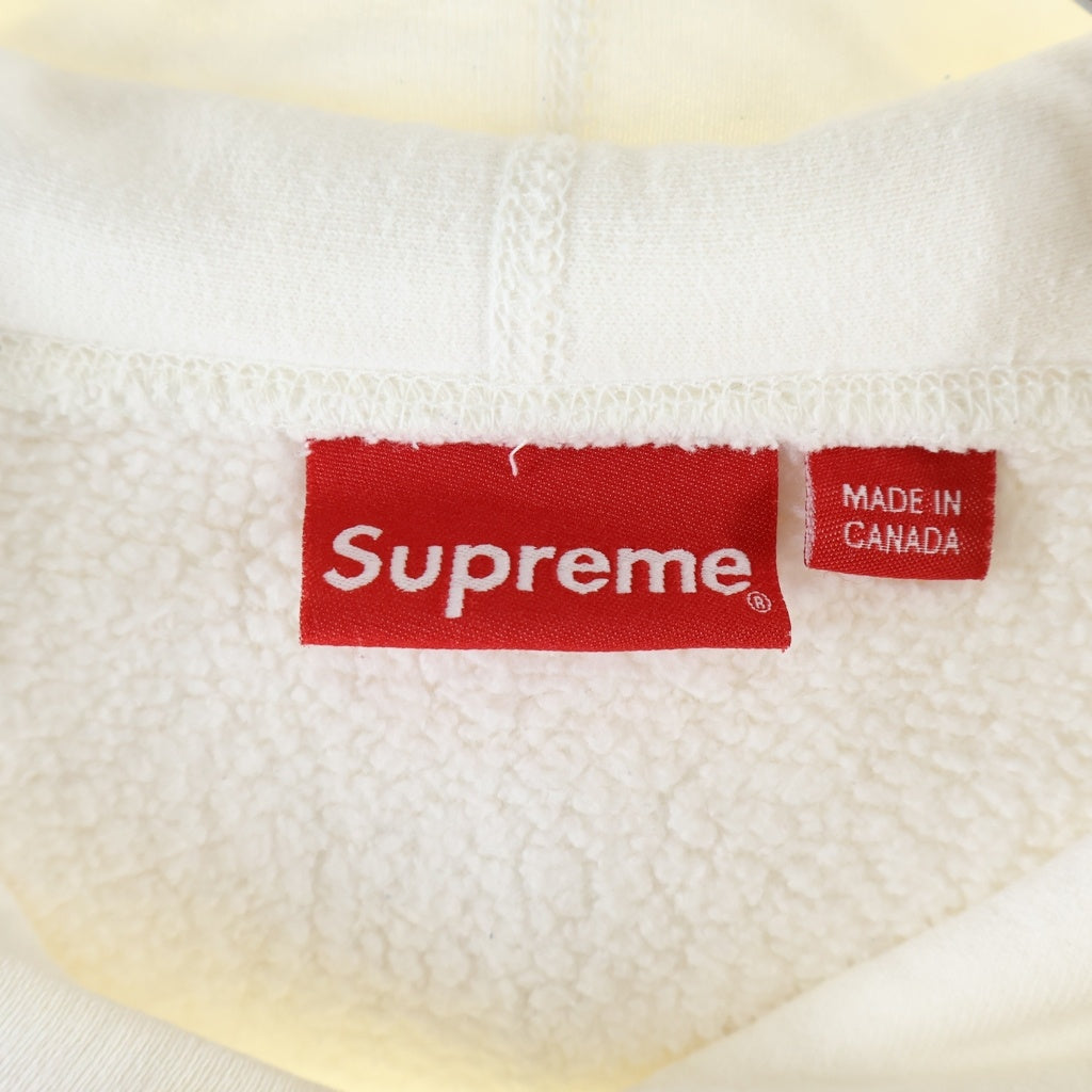 SUPREME(シュプリーム) 20AW S Logo Hooded Sweatshirt スパイラルS ロゴ刺繍 プルオーバーパーカー ホワイト