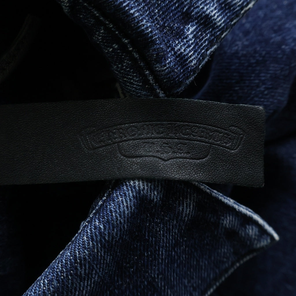 CHROME HEARTS(クロムハーツ) LOOSE ENDS クロスパッチ デニムシャツ ジャケット インディゴ