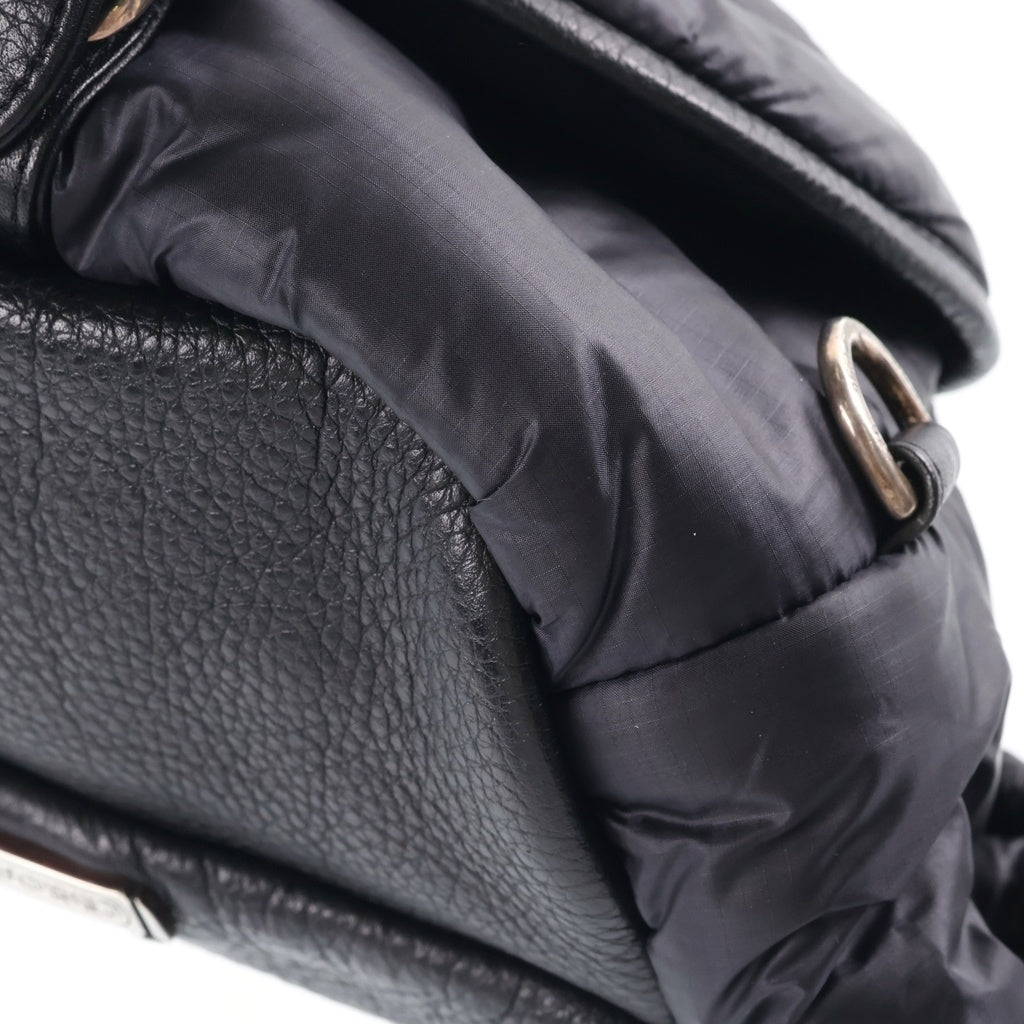CHROME HEARTS(クロムハーツ) #1 SNAT PACK NYLON スナットパック ナイロン ダガージップ ガンスリンガーベルト レザーウエストバッグ ブラック
