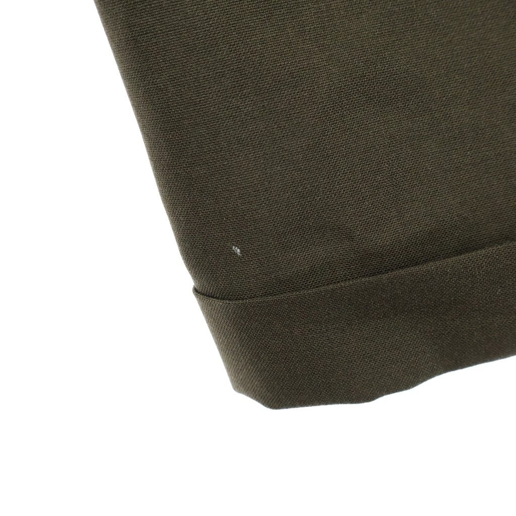 WACKO MARIA(ワコマリア) ×DORMEUIL PLEATED TROUSERS ドメールトラウザーズ ワンタックスラックス ウール モヘア カーキ