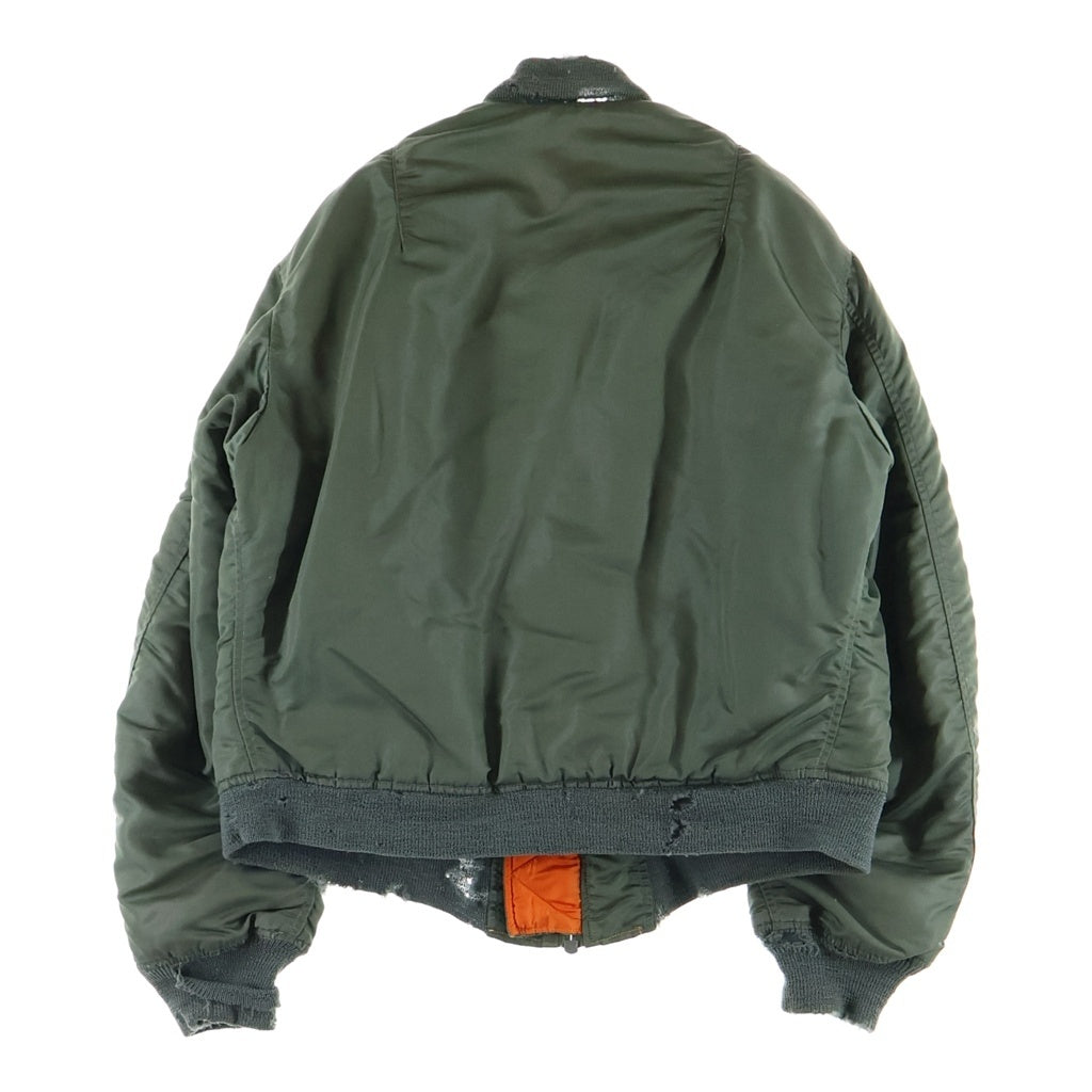 VINTAGE(ヴィンテージ) 60s MA-1 フライトジャケット 1961年製 SKYLINE CLOTHING CROWN CCジップ グリーン MIL-J-8279C