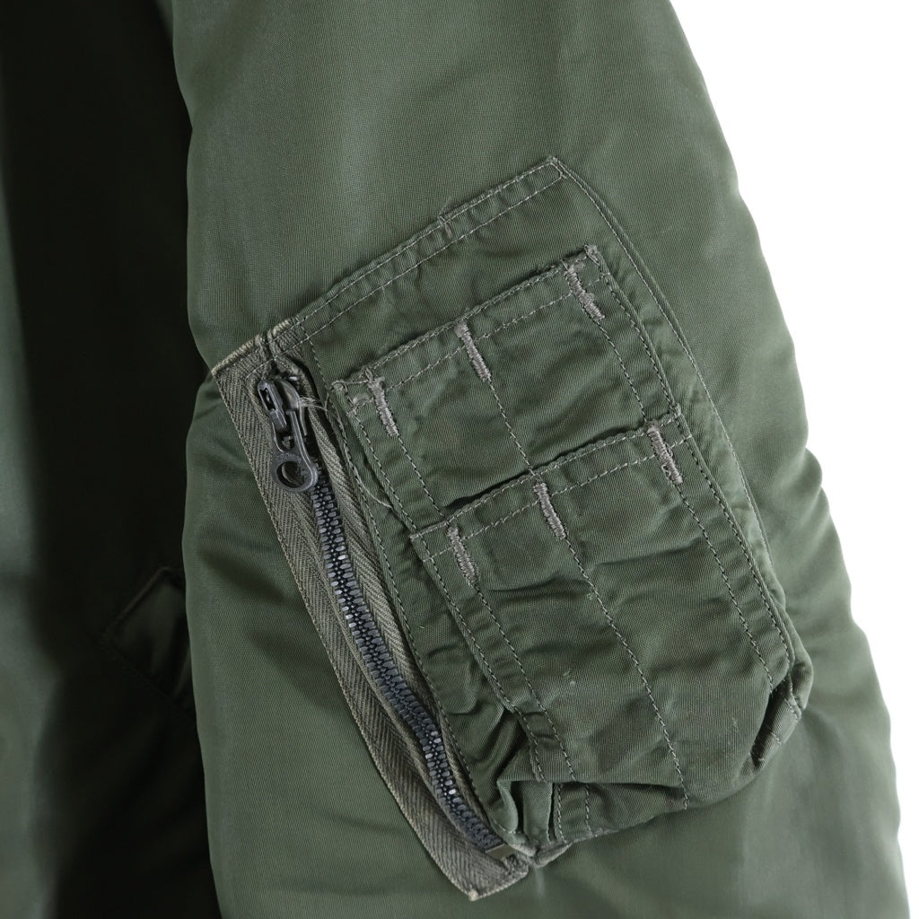 VINTAGE(ヴィンテージ) 60s MA-1 フライトジャケット 1961年製 SKYLINE CLOTHING CROWN CCジップ グリーン MIL-J-8279C
