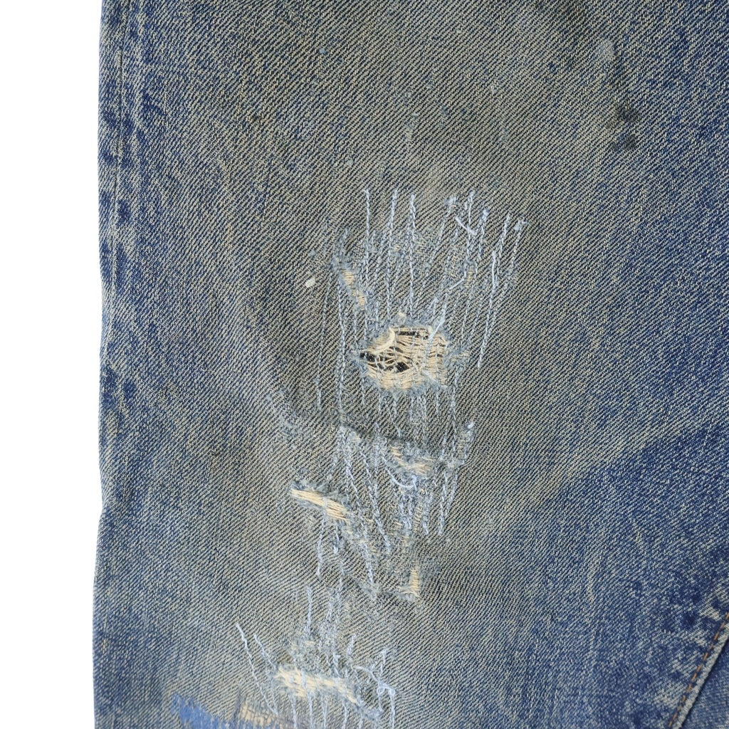 Levi's(リーバイス) 60-70S VINTAGE 501 BIG E 後期 ヴィンテージ ボタン裏刻印2 足長R 並行ステッチ デニムパンツ インディゴ