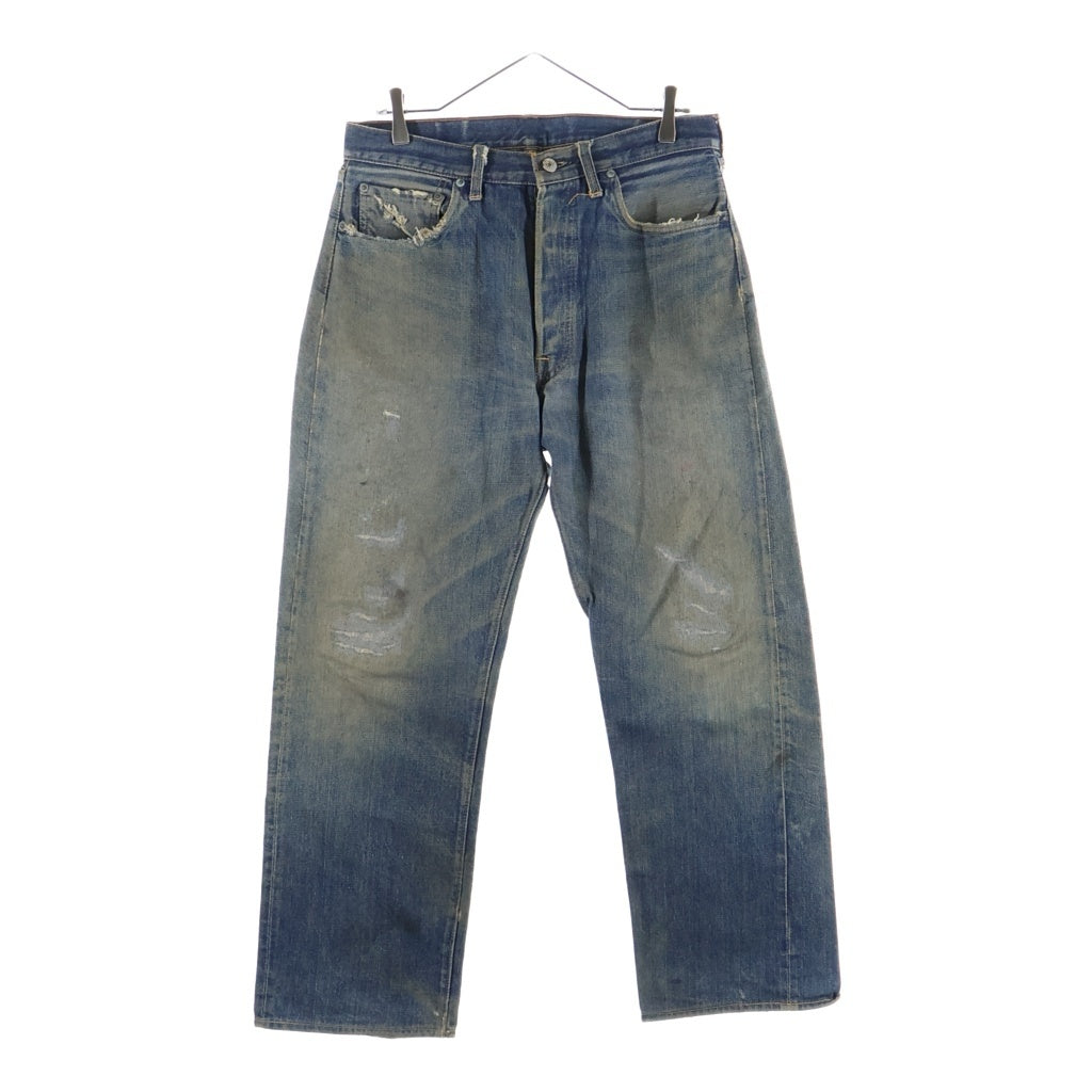 Levi's(リーバイス) 70S VINTAGE 501 BIG E 後期 ヴィンテージ ボタン裏刻印8 足長R 並行ステッチ デニムパンツ インディゴ