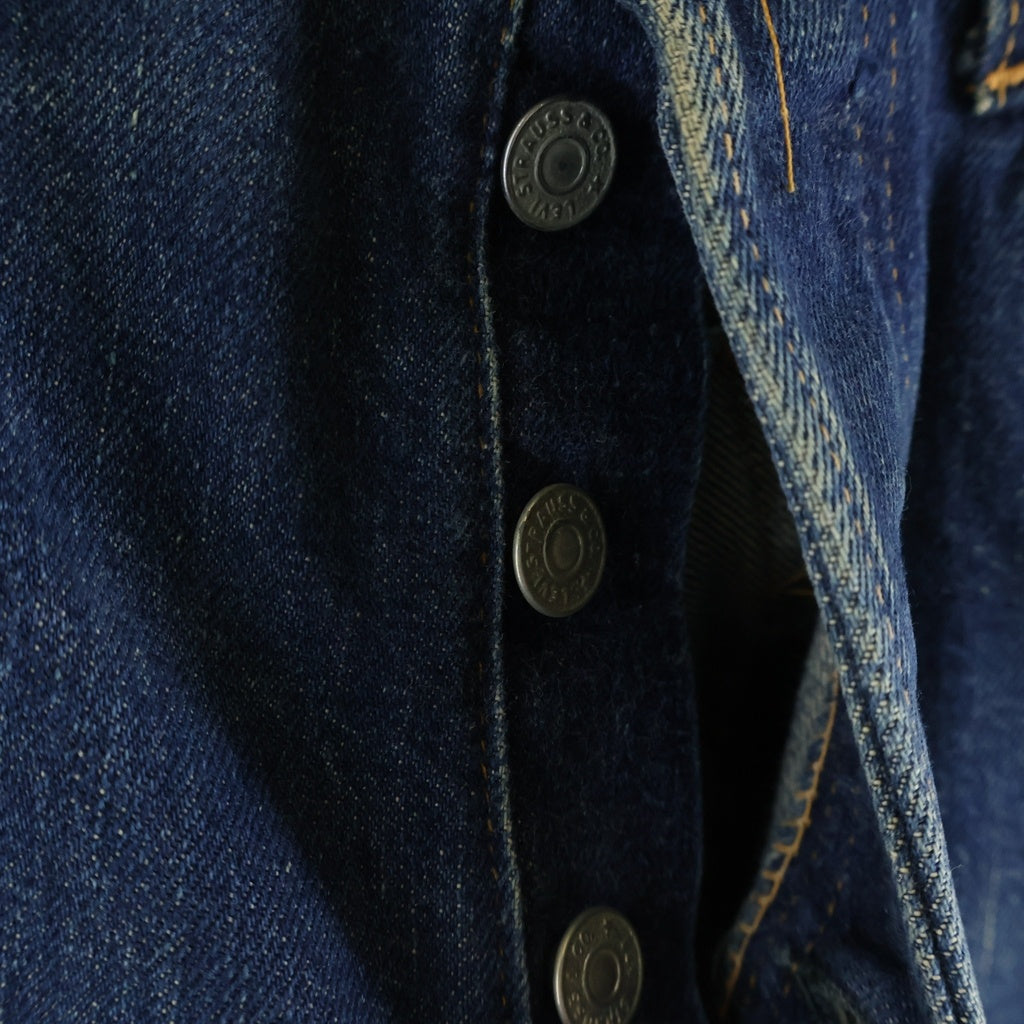 Levi's(リーバイス) 70S 501 BIG E 後期 サークルR ボタン裏刻印2 足長R デニムパンツ インディゴ レディース