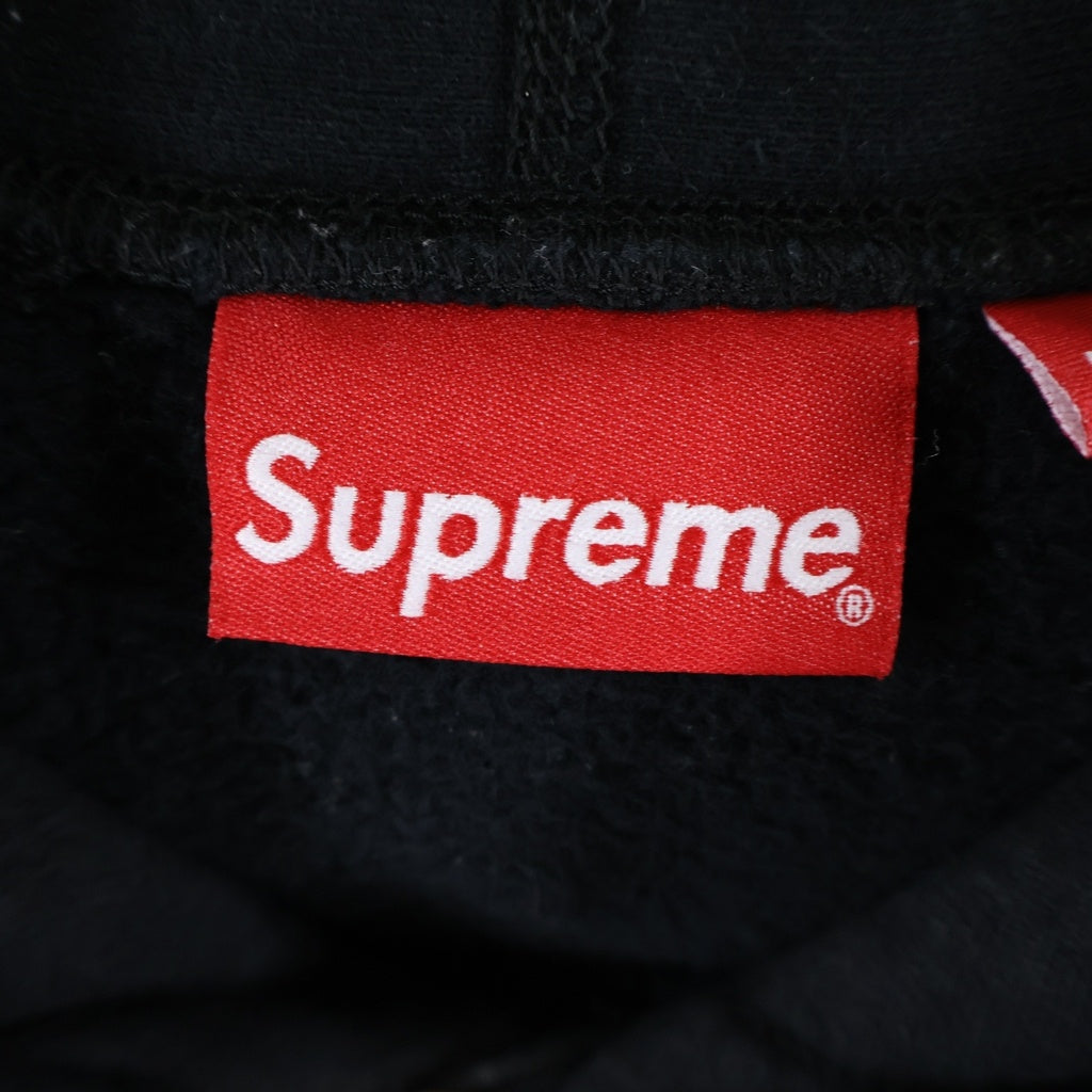 SUPREME(シュプリーム) 20AW Cross Box Logo Hooded Sweatshirt クロスボックスロゴ プルオーバースウェットパーカー フーディー ブラック