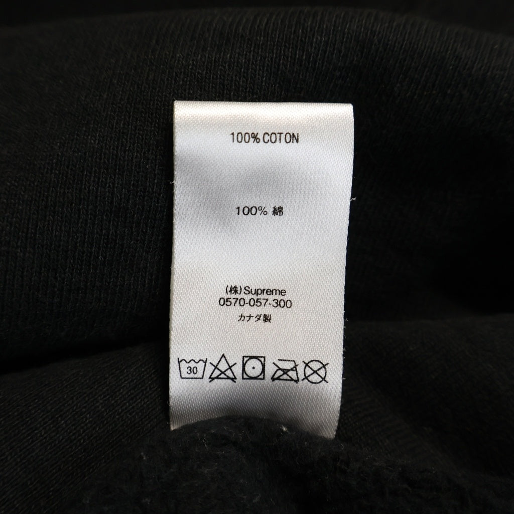 SUPREME(シュプリーム) 20AW Cross Box Logo Hooded Sweatshirt クロスボックスロゴ プルオーバースウェットパーカー フーディー ブラック