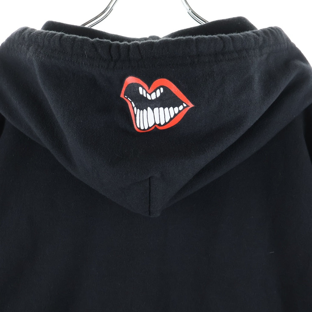 CHROME HEARTS(クロムハーツ) SWTSHRT PLVR バックチョンパーホースシュープリントプルオーバーパーカー ブラック