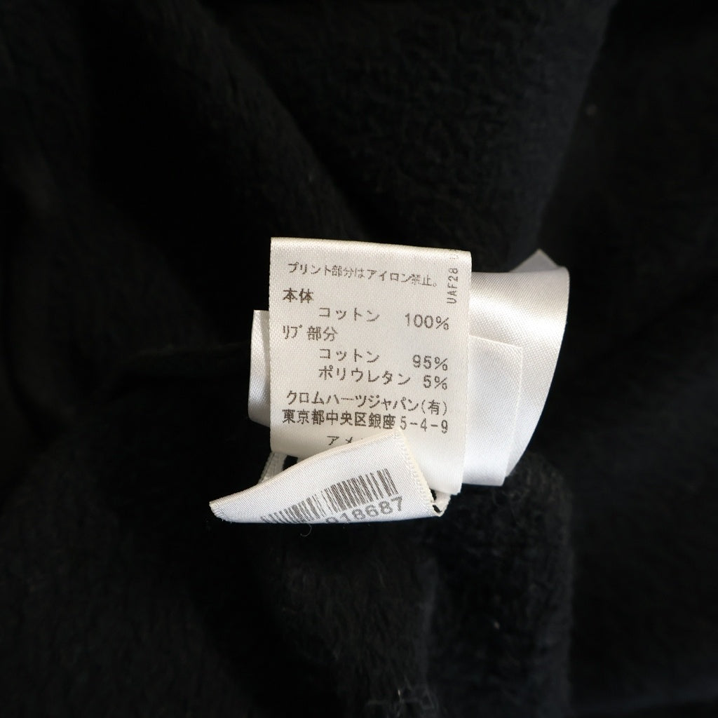 CHROME HEARTS(クロムハーツ) SWTSHRT PLVR バックチョンパーホースシュープリントプルオーバーパーカー ブラック