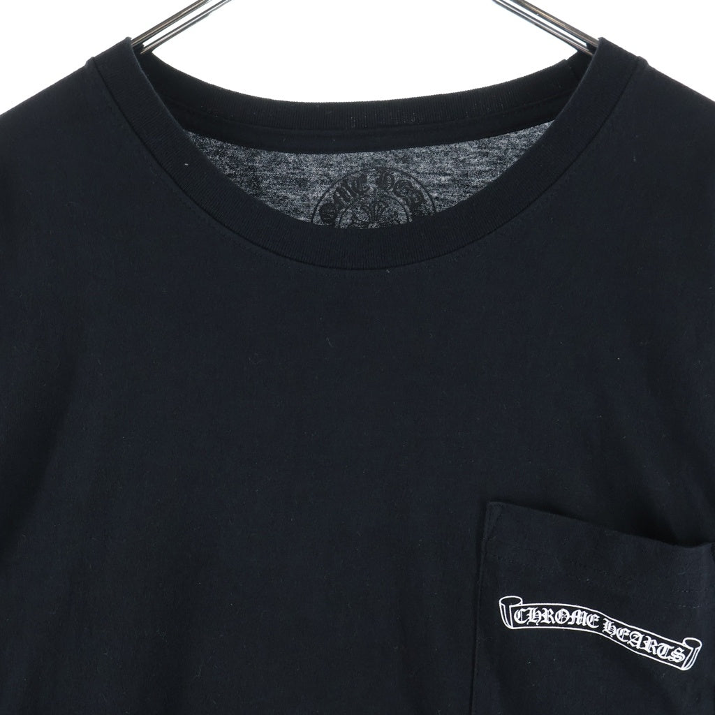 CHROME HEARTS(クロムハーツ) Vine Dagger Floral ヴァインダガー アームフローラル 長袖Tシャツ ロンT カットソー ブラック