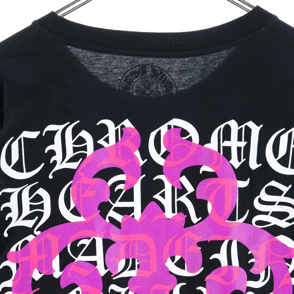 CHROME HEARTS(クロムハーツ) Vine Dagger Floral ヴァインダガー アームフローラル 長袖Tシャツ ロンT カットソー ブラック