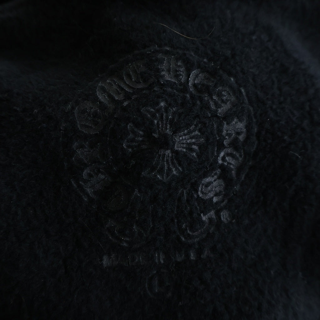 CHROME HEARTS(クロムハーツ) SWTSHRT HD ZIP バーティカルロゴ スウェット ジップアップパーカー ブラック