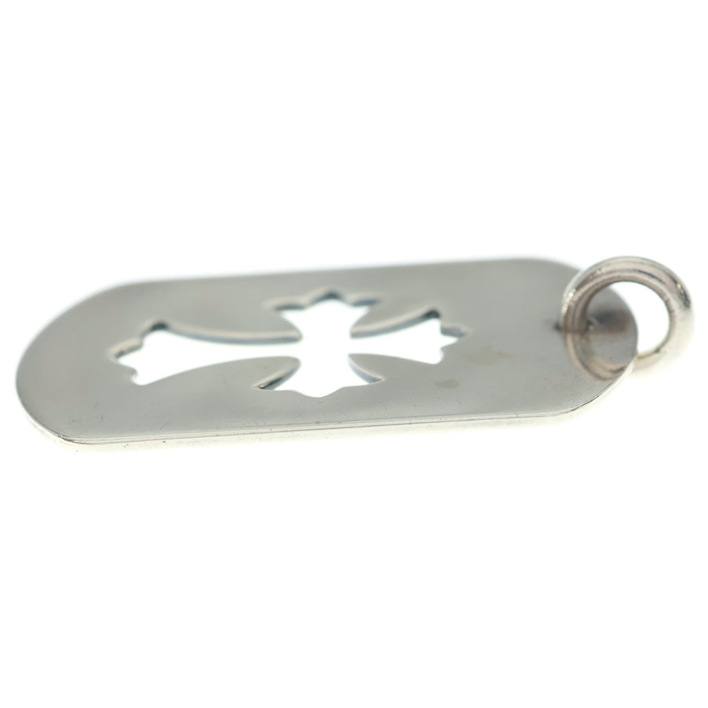 CHROME HEARTS(クロムハーツ) D TAG LRG CO CRS カットアウトクロスドッグタグ ラージ ペンダントトップ シルバー BCA239