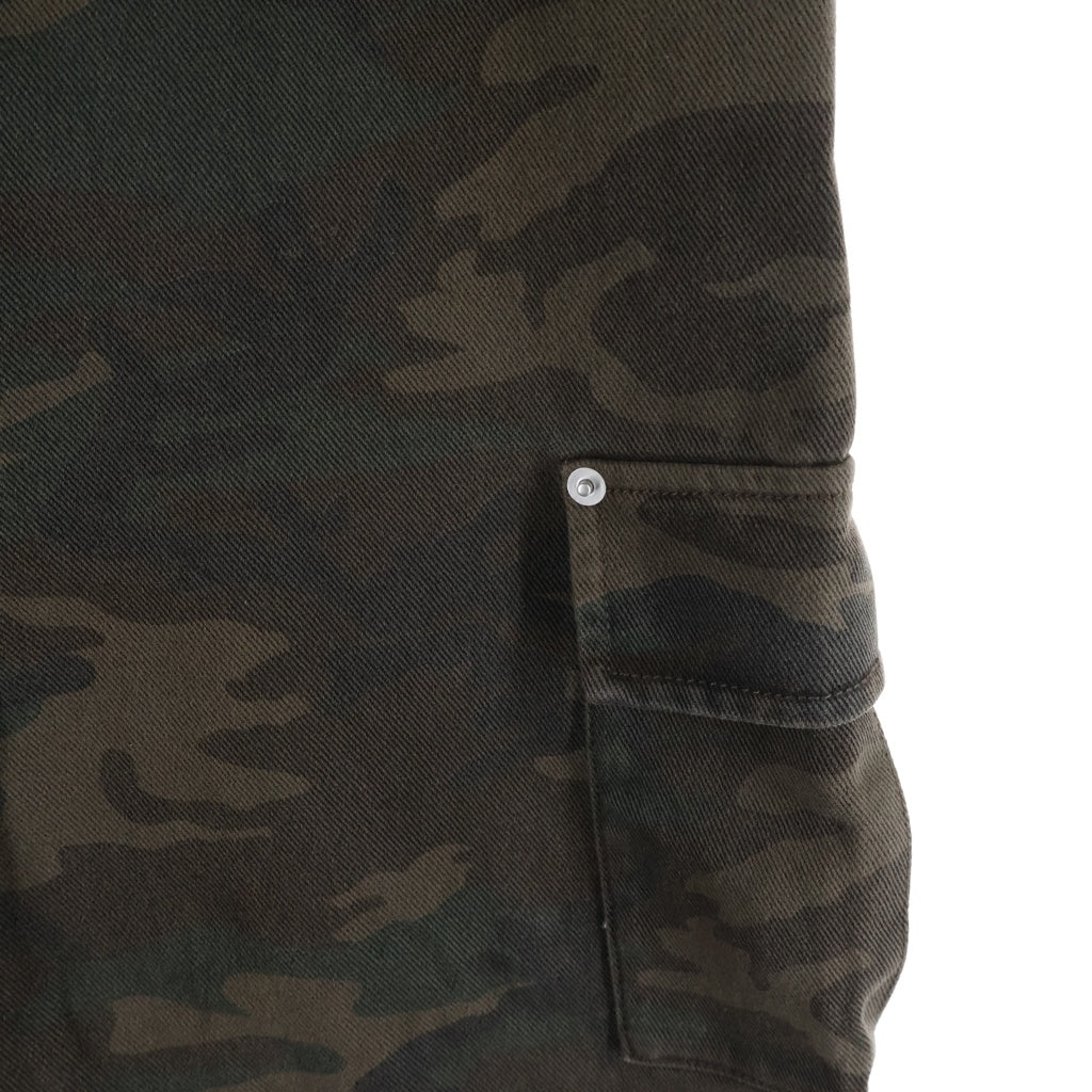 NO BRAND(ノーブランド) GOAR ARCHIVE（ゴアアーカイブ）ZIPPER WAIST PANTS CAMO カモ ウェストジッパーパンツ ブラウン