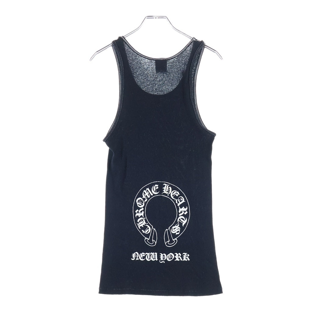 CHROME HEARTS(クロムハーツ) OLD TANK TOP NEW YORK ニューヨーク ラージクロスホースシュー ブラック