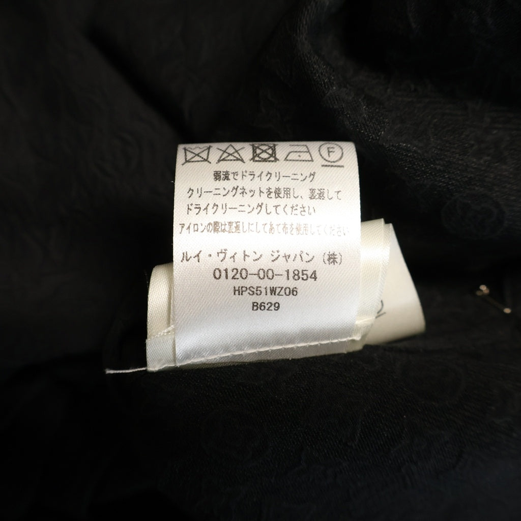 LOUIS VUITTON(ルイヴィトン) 23AW ミニモノグラム シルク 総柄半袖シャツ ブラック RM232Q ZO6 HPS51W