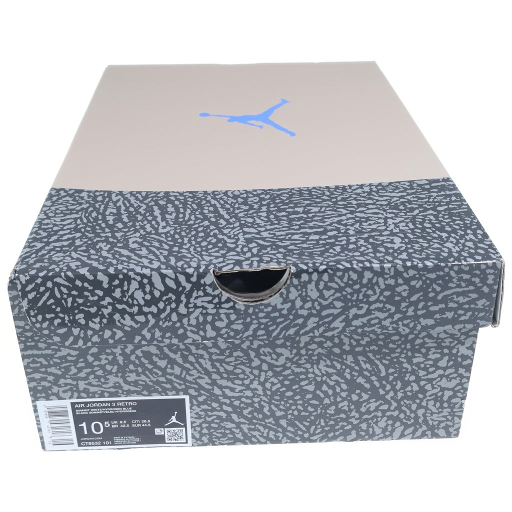 NIKE(ナイキ) AIR JORDAN 3 RETRO LUCKY SHORTS エアジョーダン3 レトロ ラッキーショーツ ローカットスニーカー ホワイト US10.5/28.5cm CT8532-101
