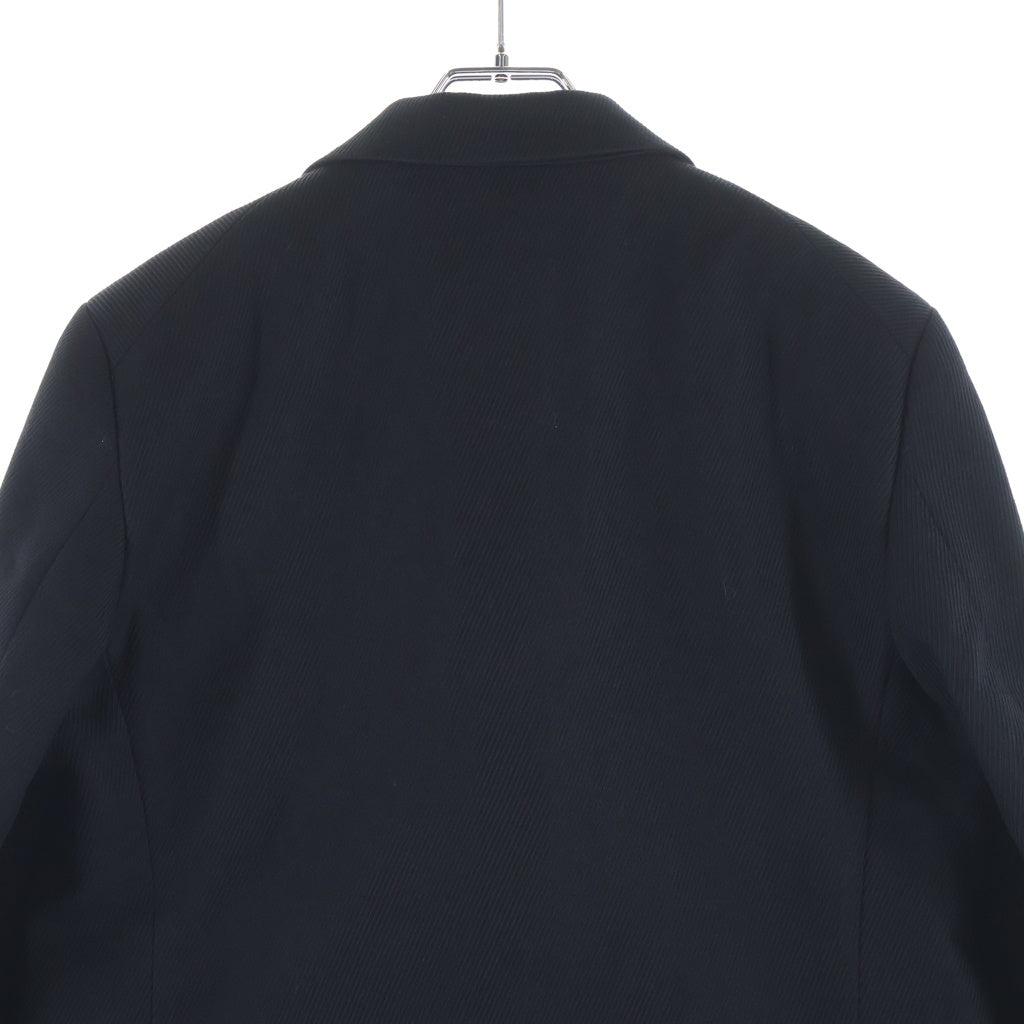 BLACK COMME des GARCONS(ブラックコムデギャルソン) 26AW Wool Kersey Blazer ウールカーシーブレザー 3Bテーラードジャケット ブラック 1R-J015