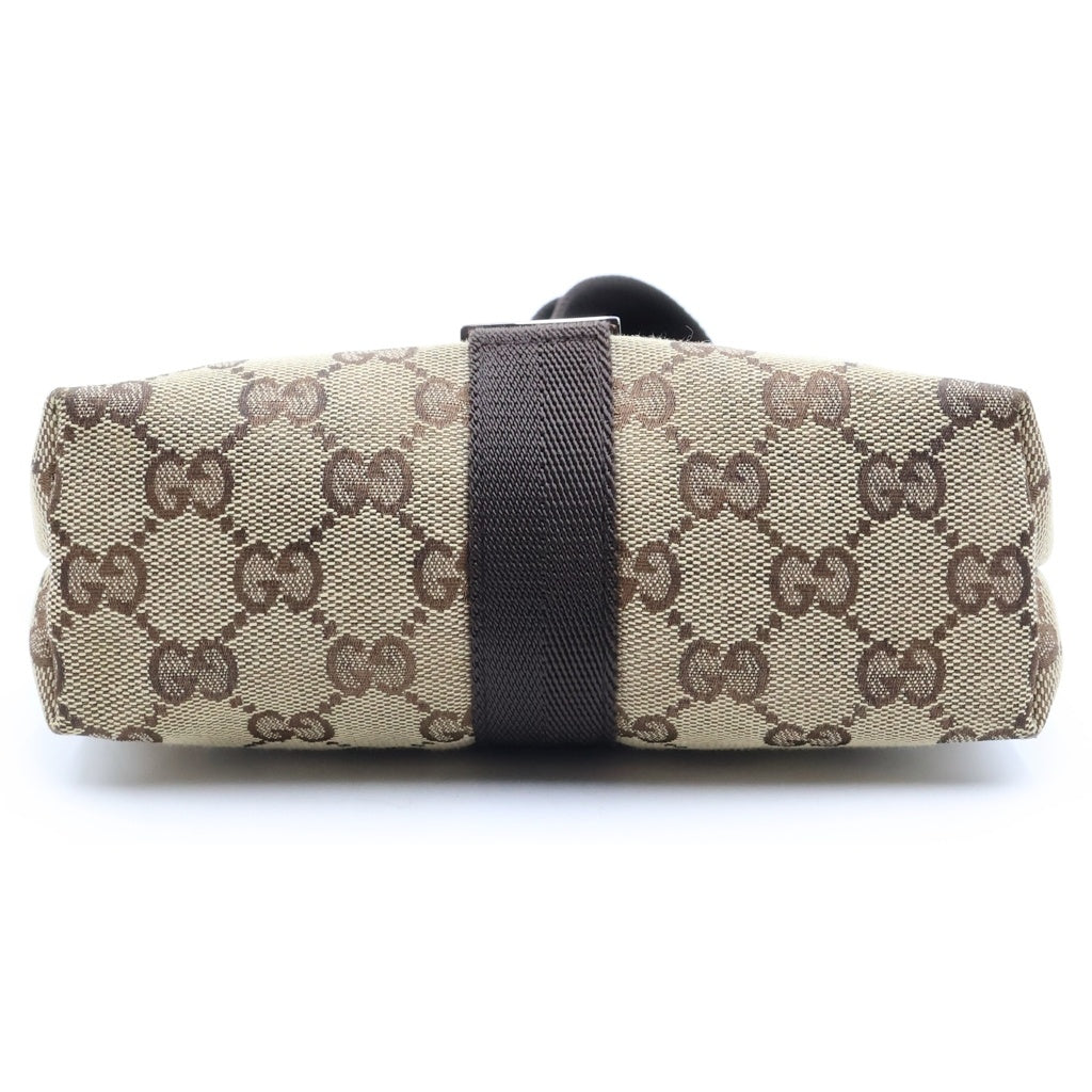 GUCCI(グッチ) GGキャンバス ウエストバッグ ボディバッグ ブラウン 131236 200047