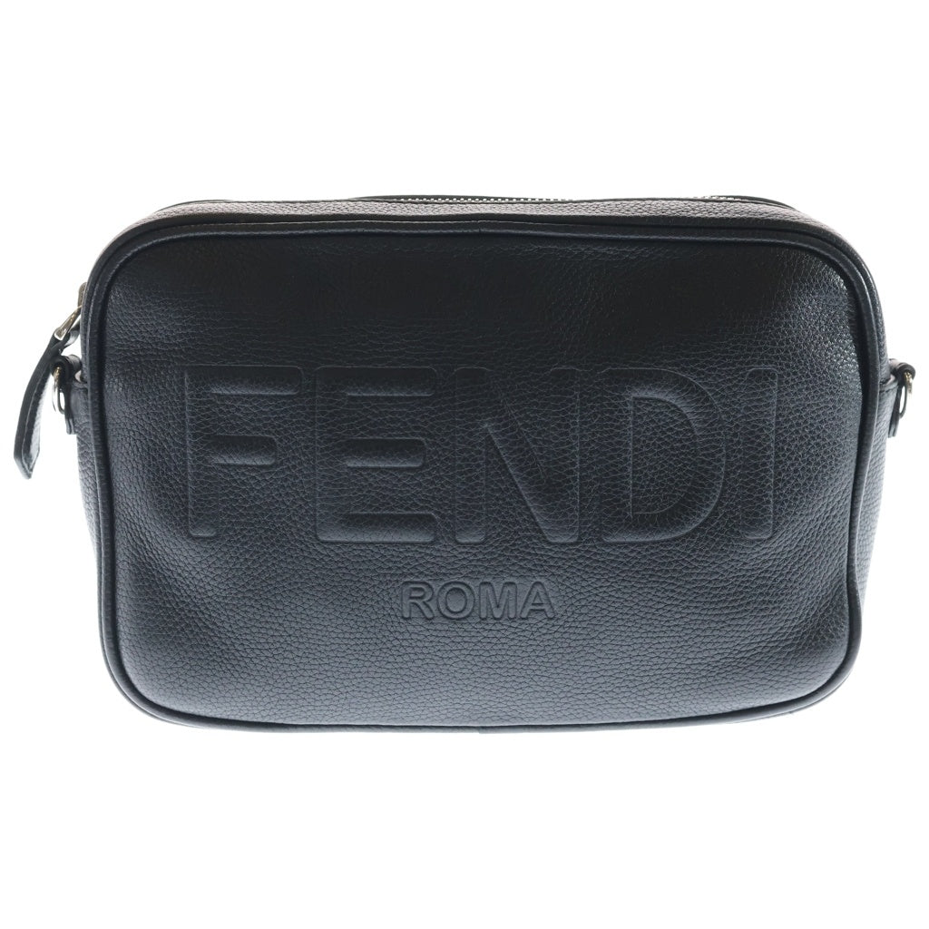 FENDI(フェンディ) ROMA レザー カメラケース ショルダーバッグ ブラック 7M0286 AMAC レディース