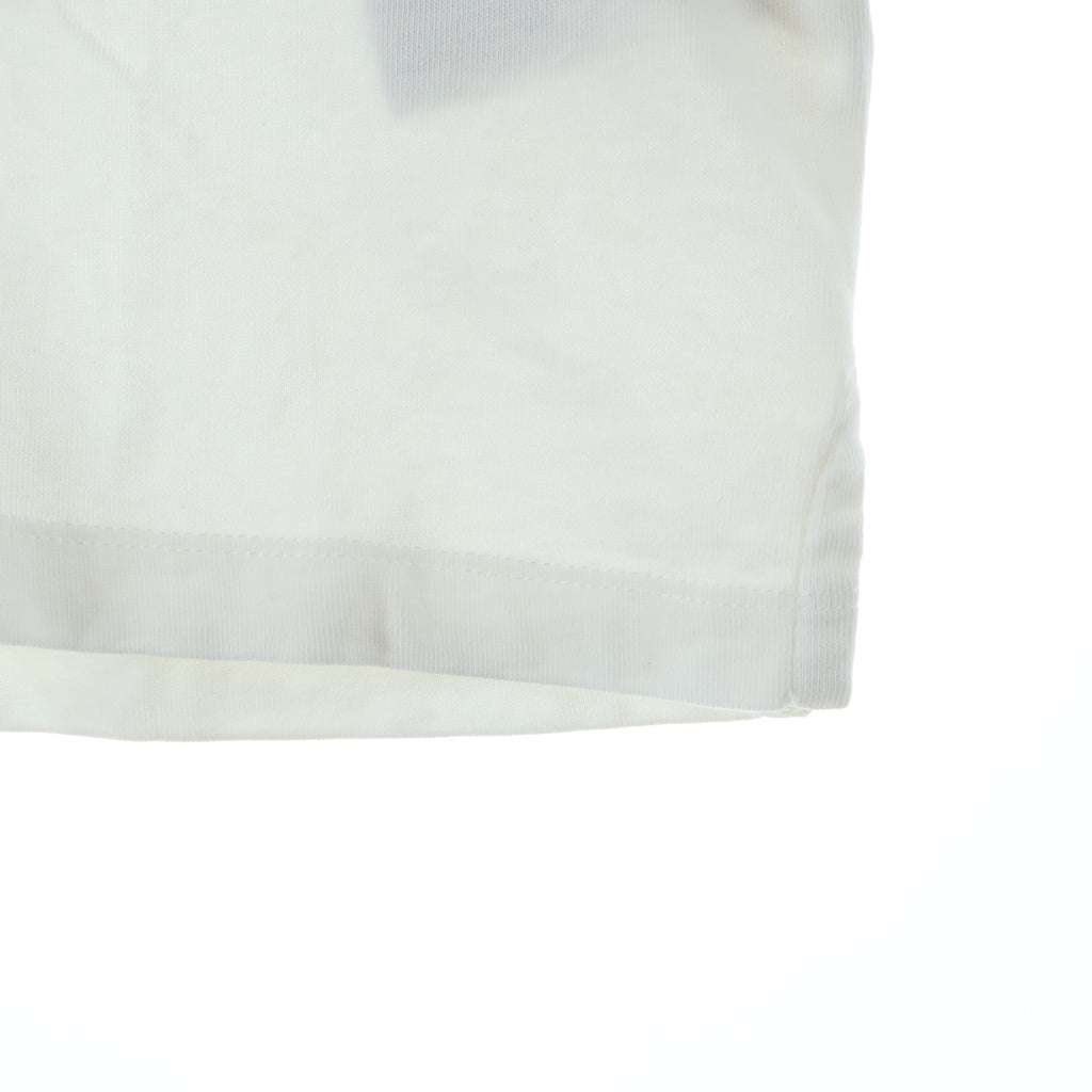 MONCLER(モンクレール) MAGLIA MANICA CORTA ロープ風ロゴ 半袖Tシャツ カットソー ホワイト レディース L10938C00051 89AUG
