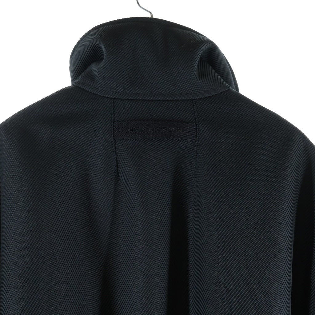 1017 ALYX 9SM(アリクス) 20AW ダブルジップ ベルト付き ロングコート ブラック F20-ALYX-AAM