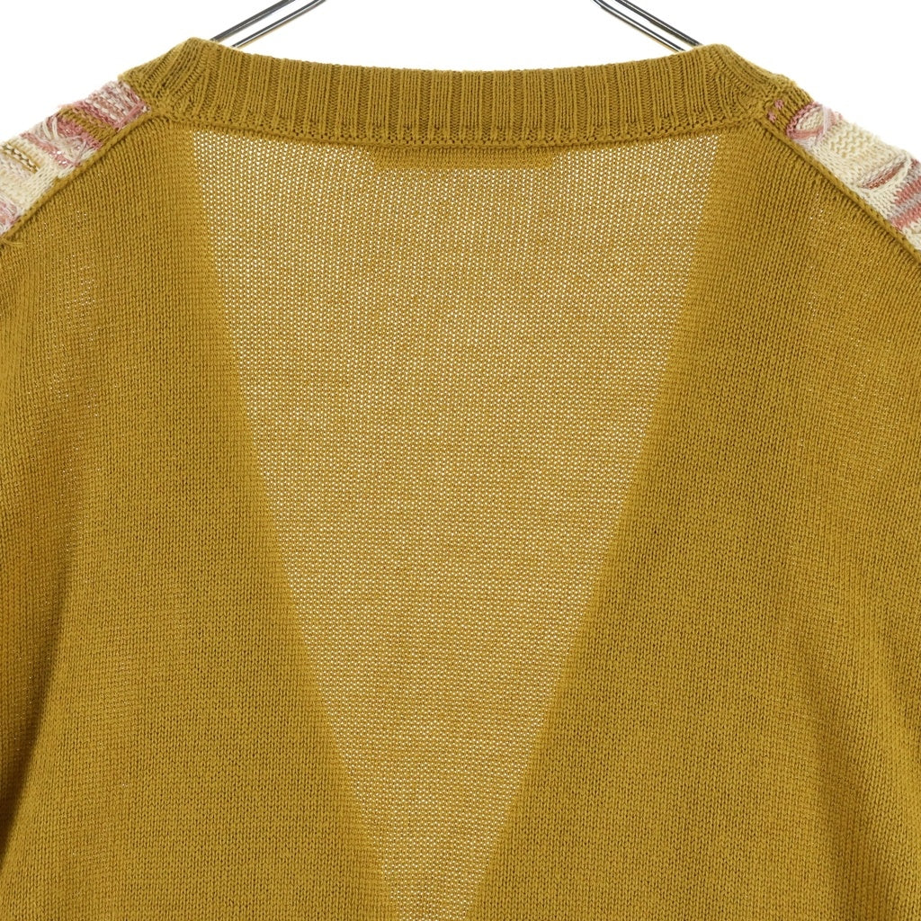 Acne Studios(アクネ ストゥディオズ) 22SS オーバーサイズド ノースリーブ ニットカーディガン ブラウン FN-MN-KNIT000313